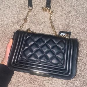 Black crossbody bag